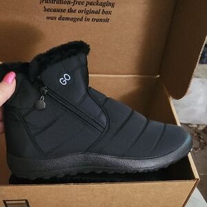 Women's Black Winter Boots